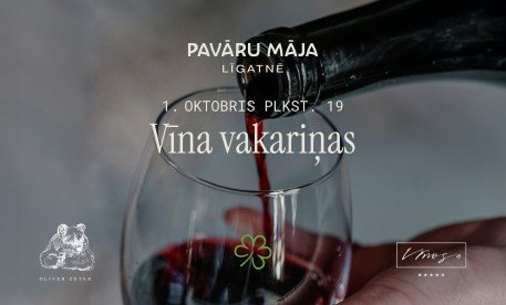 Wine dinner 1st of October, 19:00