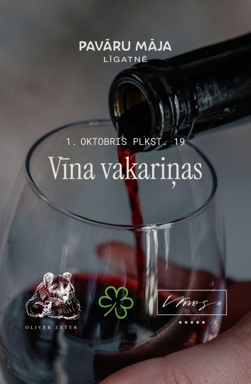 Wine dinner 1st of October, 19:00