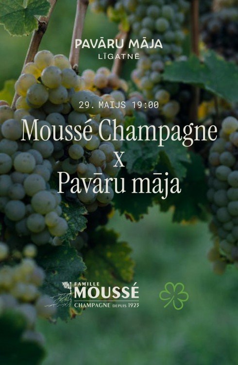 Moussé Champagne X Pavāru māja