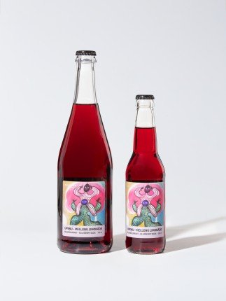 Blackcurrant - blueberry soda