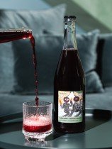 Sour cherry - chokeberry soda