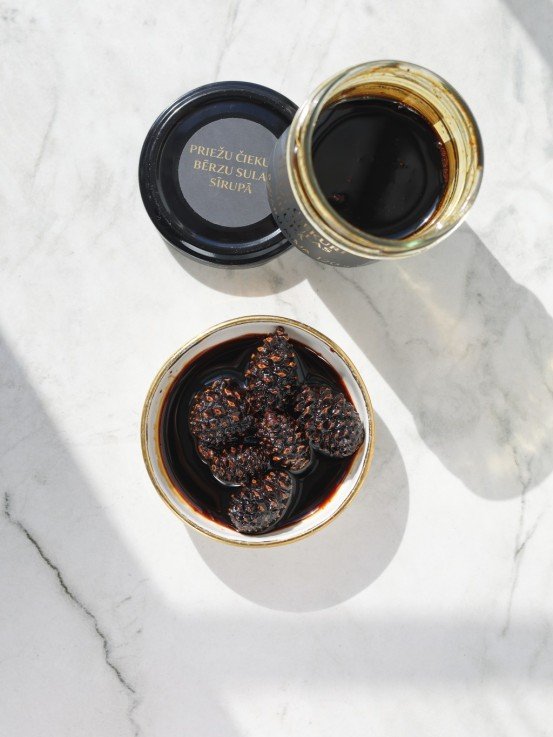 Spruce Cones in Birch Sap Syrup