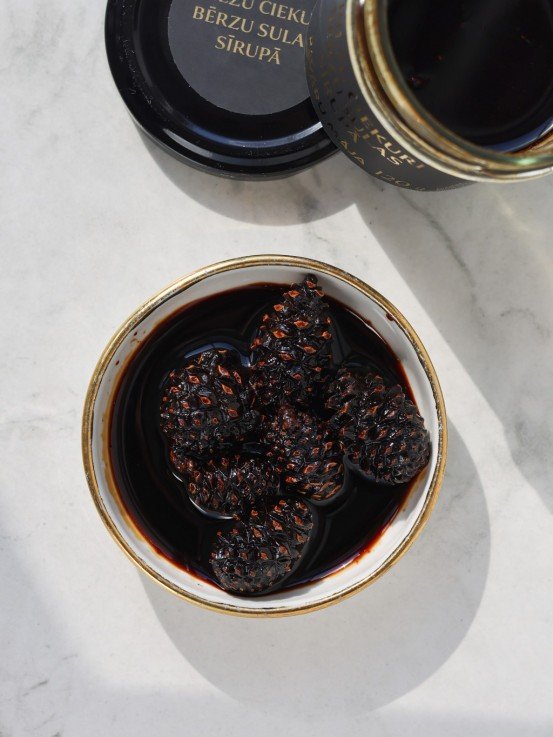 Spruce Cones in Birch Sap Syrup