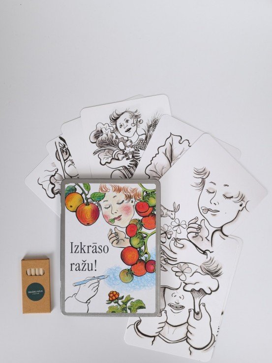 Izkrāso ražu- krāsojamais komplekts